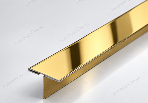 Nẹp T thông thường – biên dạng nẹp inox trang trí