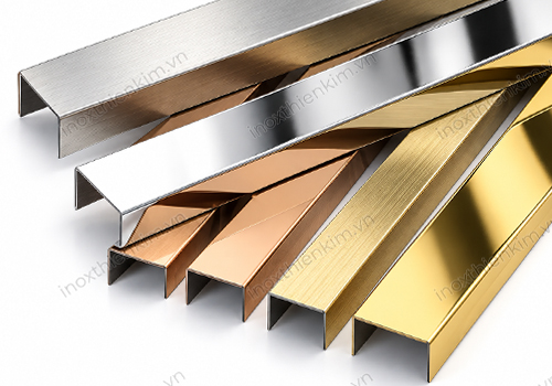 Nẹp U inox – biên dạng nẹp inox trang trí