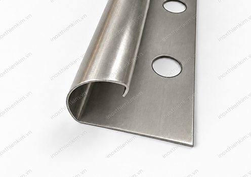 Nẹp Inox góc tròn cho đá – biên dạng nẹp inox trang trí