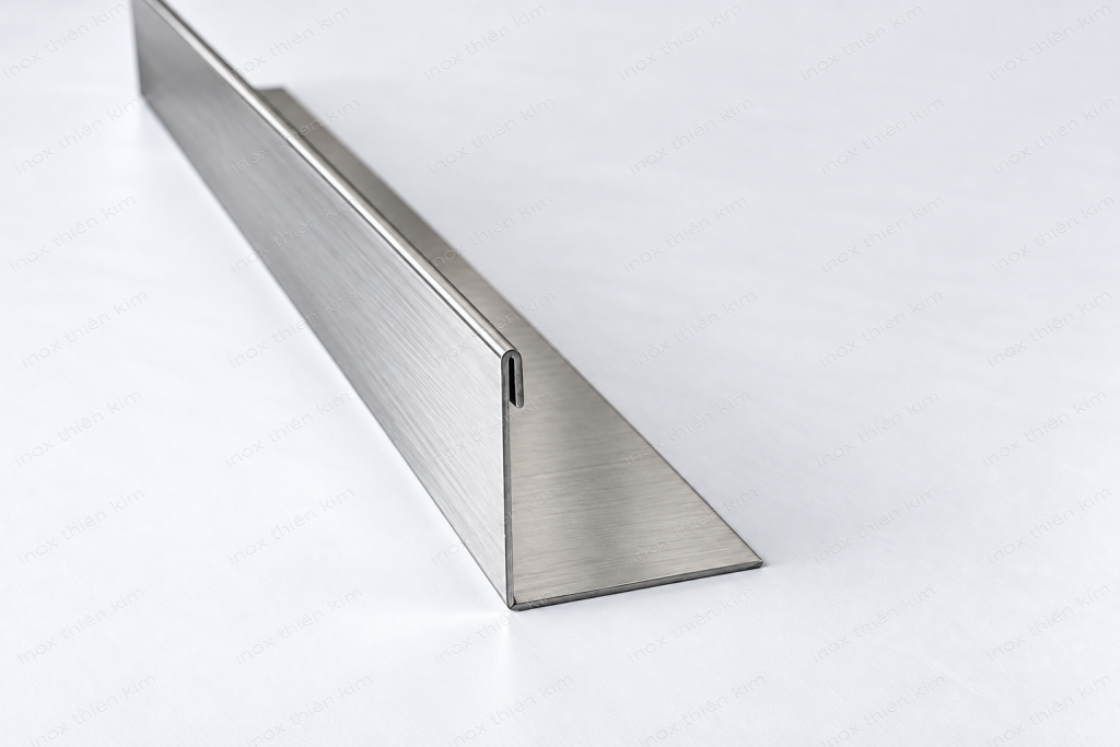 Nẹp Góc Vuông L5 – biên dạng nẹp inox trang trí